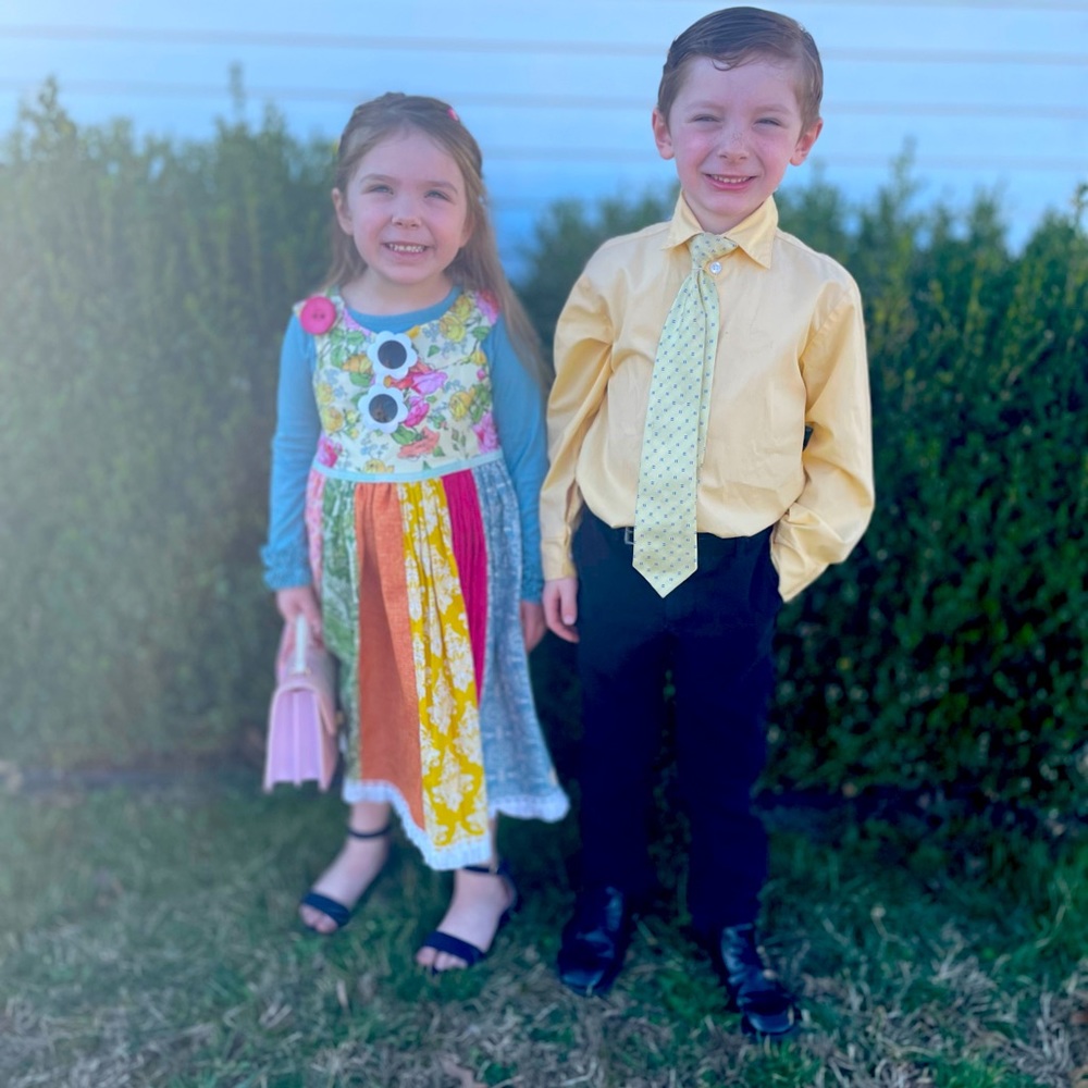 SOLD Persnickety garden party dress